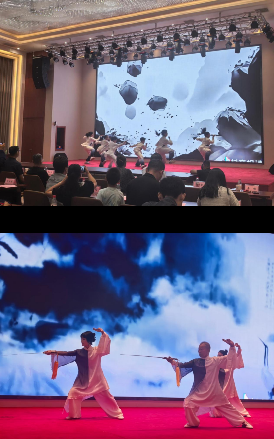 清水源 举办 太极健身 五学年总结交流会
